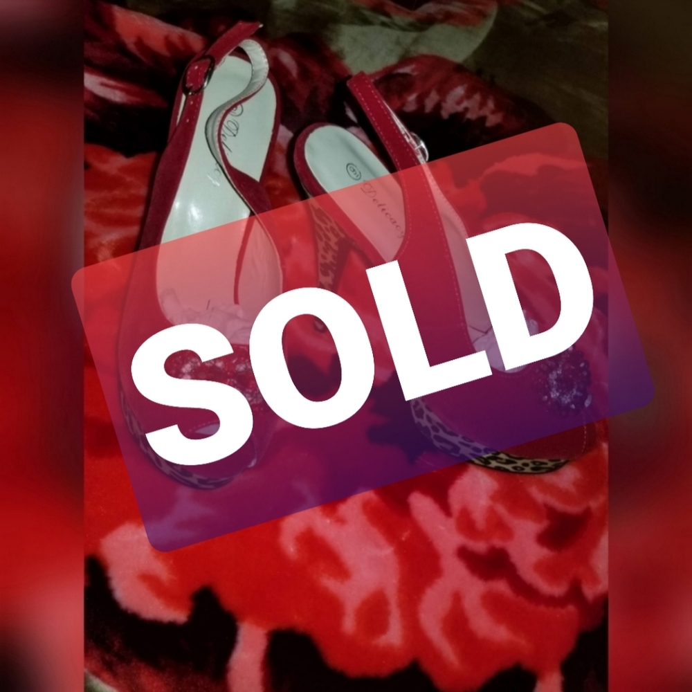 Red Cheetah Heels